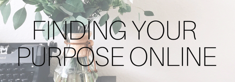 Finding Your Purpose Online - A Little Light